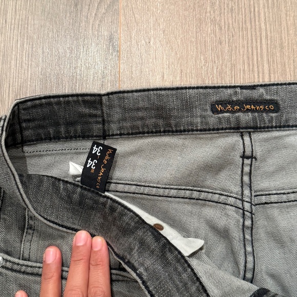 Grey Nudie Jeans, size 34" x 34" - Picture 3 of 8